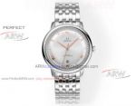 Best replica BLS factory Swiss 8800 Omega De Ville white face stainless steel watch 